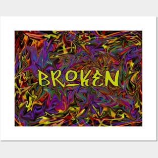 Broken star Posters and Art